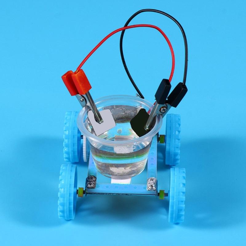 Saltwater Power Generation Vehicle Experiment Set Hands On Assembly Toy Kids Learning Toy for School Classroom Teaching