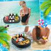 Large Floating Beverage Drink Holder & Snack Serving Tray for Pool Parties and Spa