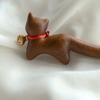 Adorable Chinese-style Hairpin Ancient Wind Gold-threaded Sandalwood Hairpin New Simple Retro Ancient Costume Bell Cat Headwear
