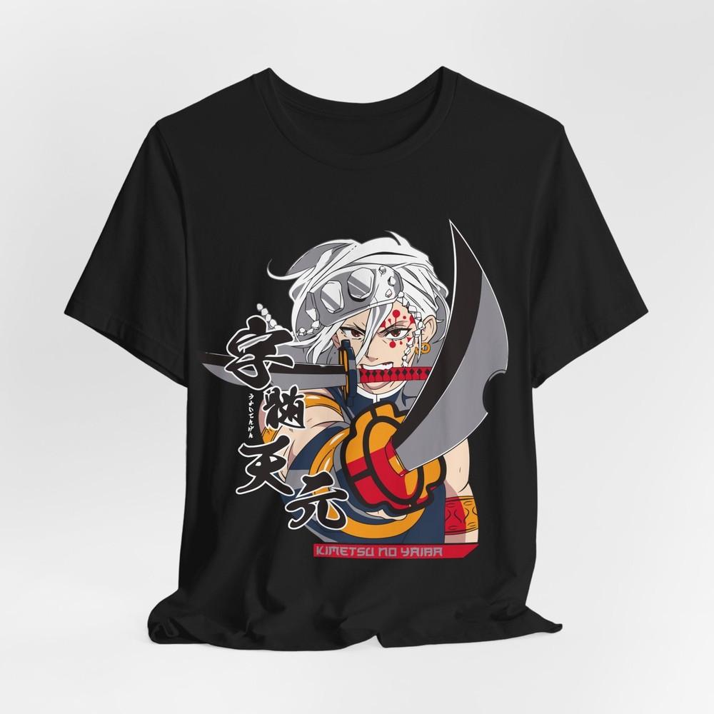 Anime-Inspired Unisex Jersey T-Shirt Tee Tops, Graphic T-Shirt Tee Tops, Casual Wear, Gift for Anime
