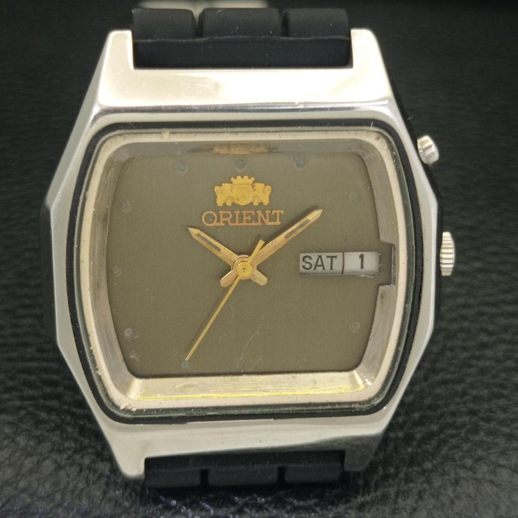 AUTOMATIC VINTAGE ORIENT 46961 JAPAN MENS ORIGINAL DIAL WATCH a700168-5 R201-a700168