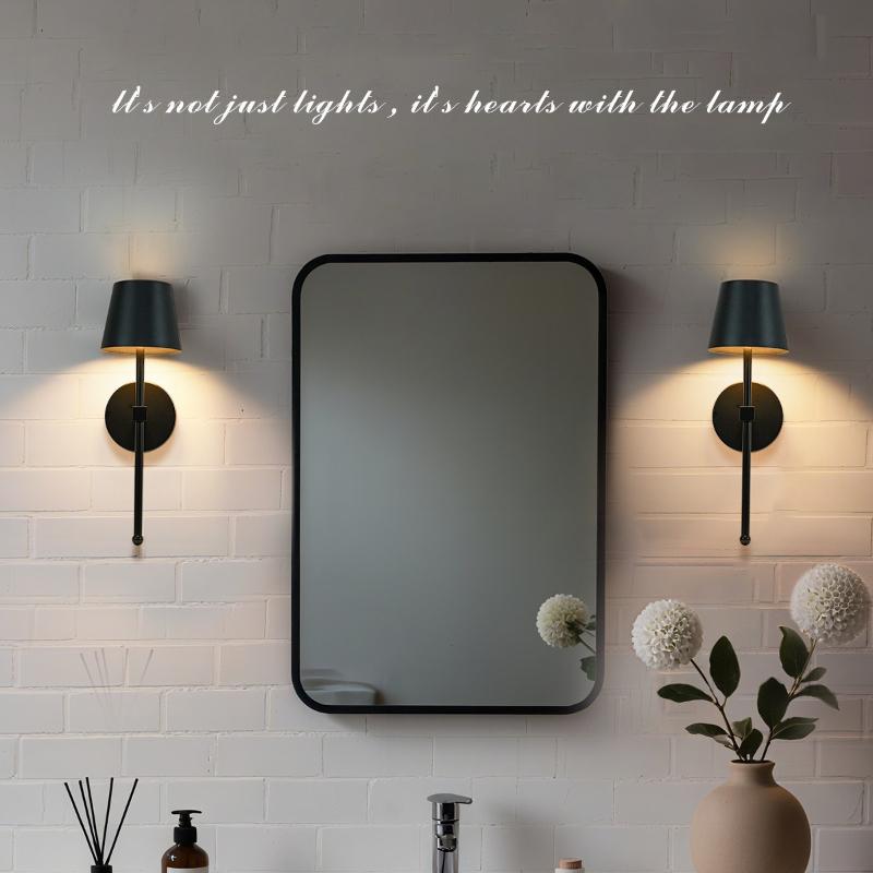 New LED Recharge Wall Lamp Simple Removable Wireless Wall Decor for Bedroom Bedside Decoration Atmospheric Wall Lights
