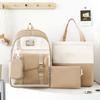 School Bag High School Large Capacity Durable Student Backpack Color Matching High Value Girls Backpack Fashion
