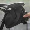 TOPEAK Waterproof DynaWedge Strap Large Bicycle Saddlebag, Black