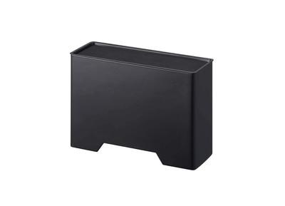 Yamazaki Jitsugyo (Yamazaki) Magnetic Mask Holder Black Approx. W19 X D6.5 X H13.5cm Tower Mask Case Box Type Entrance Mask 4359