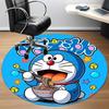 1pcDoraemon Noodles Office Round Area Rug, Indoor Mat Suitable For Office,Bedroom Living Room Home Decor, Room Deco A0928141