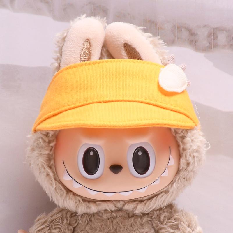 Colgante de Sombrero Labubu de 17cm: Accesorio de Ropa/Llavero/Colgante para Bolso de Hombro/Vaso de Agua
