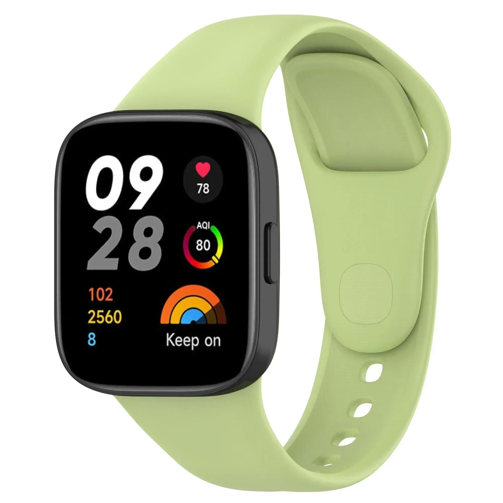Armband für Redmi Watch 3 Original Smartwatch-Armband Silikon-Armband für Xiaomi Redmi3 Gürtel Correa For Redmi Watch 3 limette