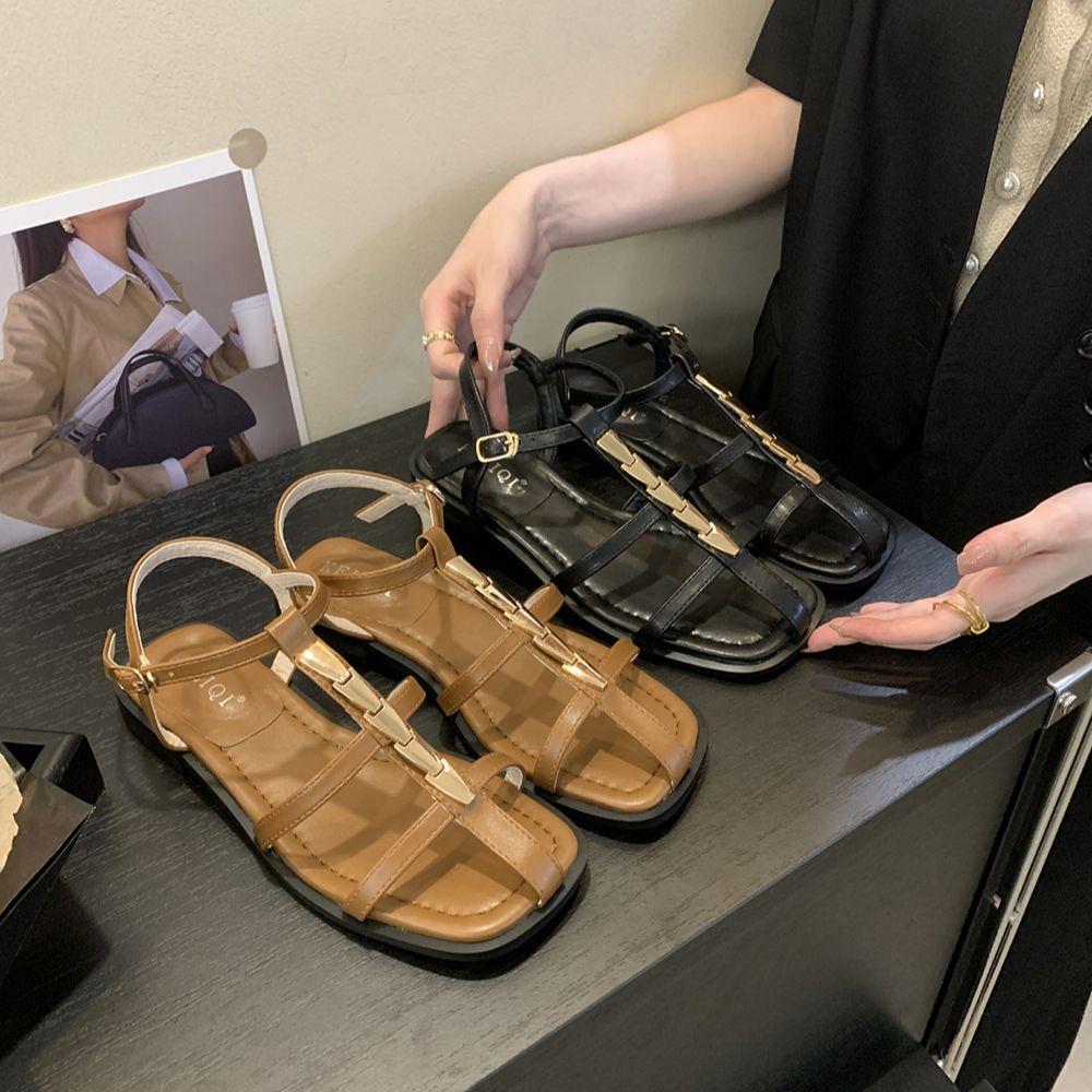 Модные женские босоножки с открытым носком — фото 5