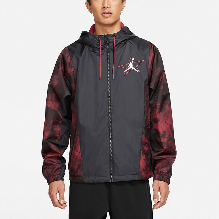 Jordan Pánská lehká tkaná bunda s kapucí Legacy AJ6 svrchní oděv gym-red DD5234-010