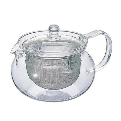 HARIO Chacha 700ml Perfekte Teekanne, Rund, Fassungsvermögen, Hitzebeständiges Glas, Geschenk, CHJMN-70T