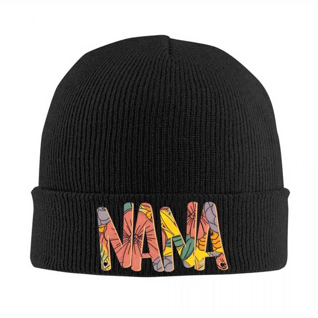 Floral Nana With Hearts Hats Autumn Winter Skullies Beanies Warm Osaki Anime Kawaii Cartoon Cap Unisex Acrylic Knitted Hat