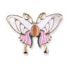 Oliedruppelend Insect Dier Mode Verfijnd Kattenoog Steen Vlinder Anti-reis Broche Speld Vrouwelijke Accessoires Broche Sieraden