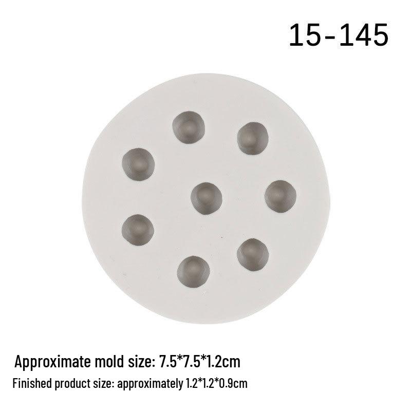 Silicone Mold for DIY Fruit Cake Decoration: Strawberry, Blueberry, Raspberry, Orange.