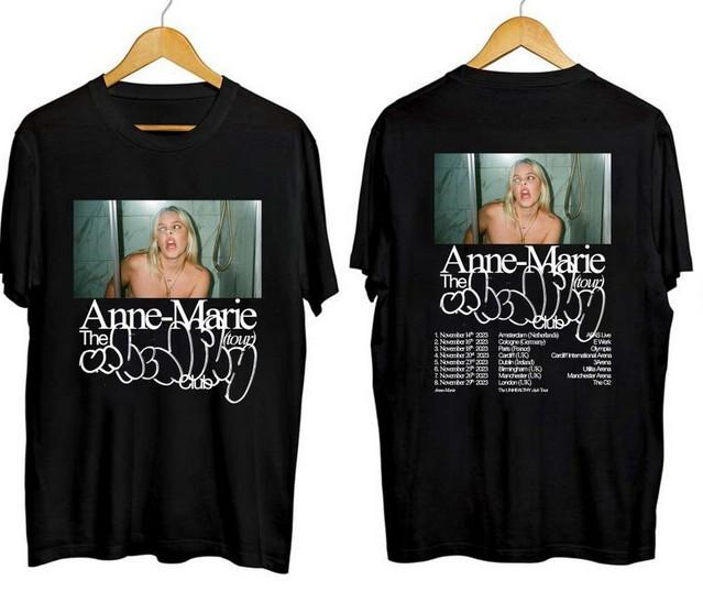 

AnneMarie The Unhealthy Club Tour 2023 Shirt AnneMarie Fan Shirt Unisex T-Shirt L