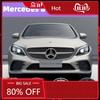 For Mercedes Benz Star Emblem to Front Grille for for Mercedes Benz W205 W212 W213 W204 W166 CLA W253 GLK Car White Blue and LED