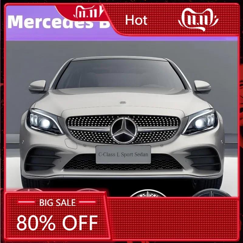 For Mercedes Benz Star Emblem to Front Grille for for Mercedes Benz W205 W212 W213 W204 W166 CLA W253 GLK Car White Blue and LED
