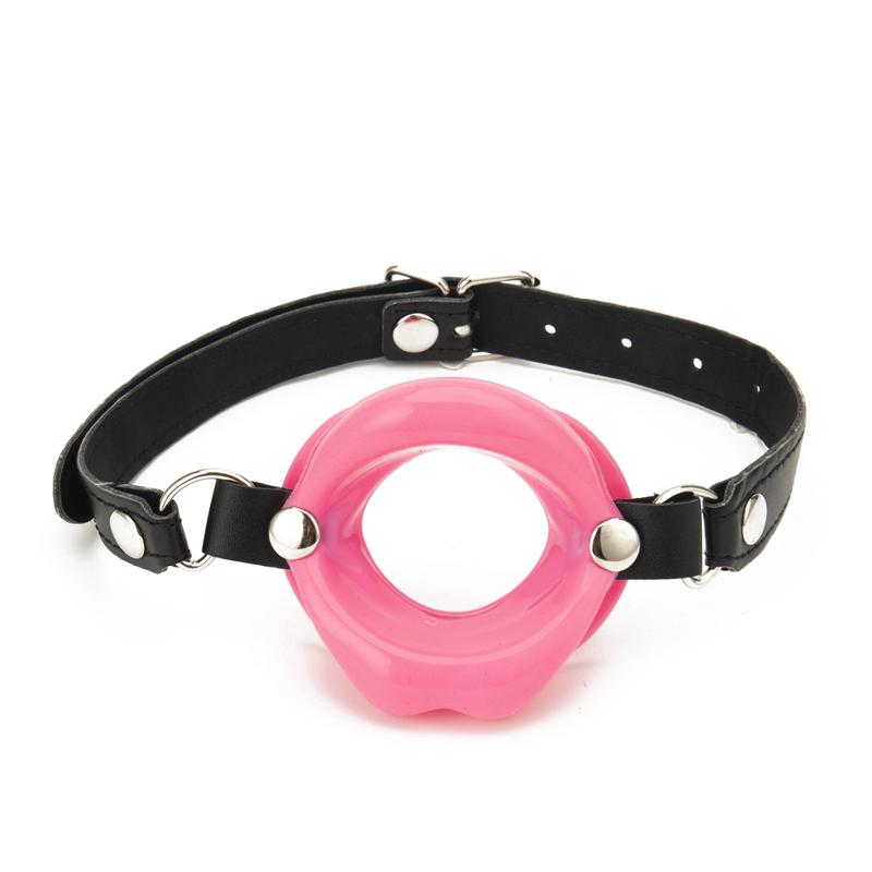 Lips Ring Open Mouth Gag Silicone Ball BDSM Bondage Slave Flirting Restraint Erotic Sex Toy for Couples Adult Games
