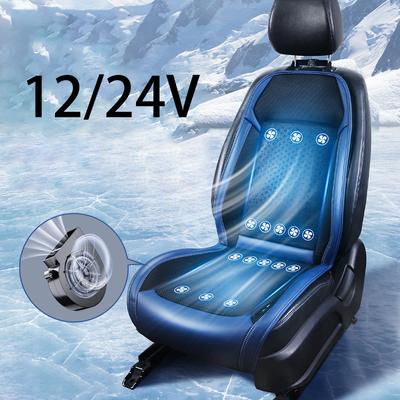 12V/24V Samochodowa Letnia Chłodna Poduszka Powietrzna Poduszka Do Masażu Samochodowego Wygodna Chłodna Wentylacja Mata Siedzenia Akcesoria Wewnętrzne