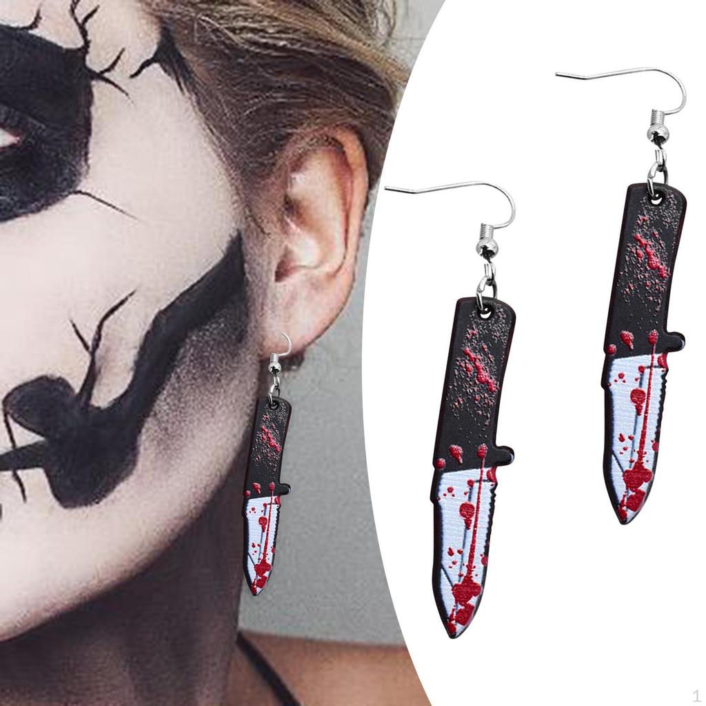 Dangle Earrings for Women, Halloween Costume Earrings, Charm Jewelry, Wear