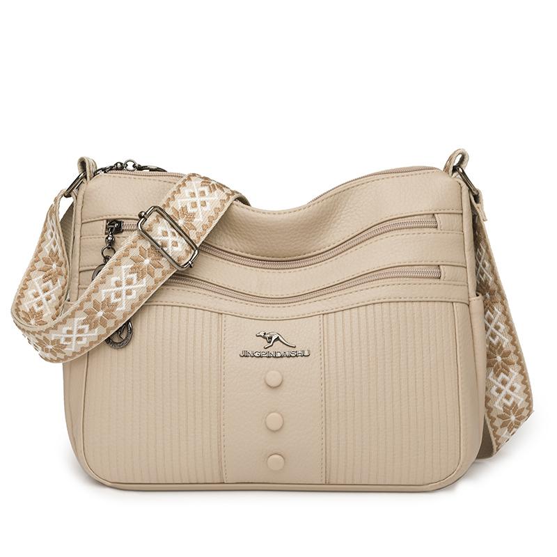 Luxury Designer Shoulder Crossbody Sac Women Bags Top Quality Soft Pu Leather Handbags for Women Ladies Purses Messenger Bag New
