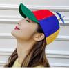 Fashion Color Block Bamboo Dragonfly Baseball Cap Lovely Propeller Windmill Design Summer UV Protection Hat Outdoor Casual Wear