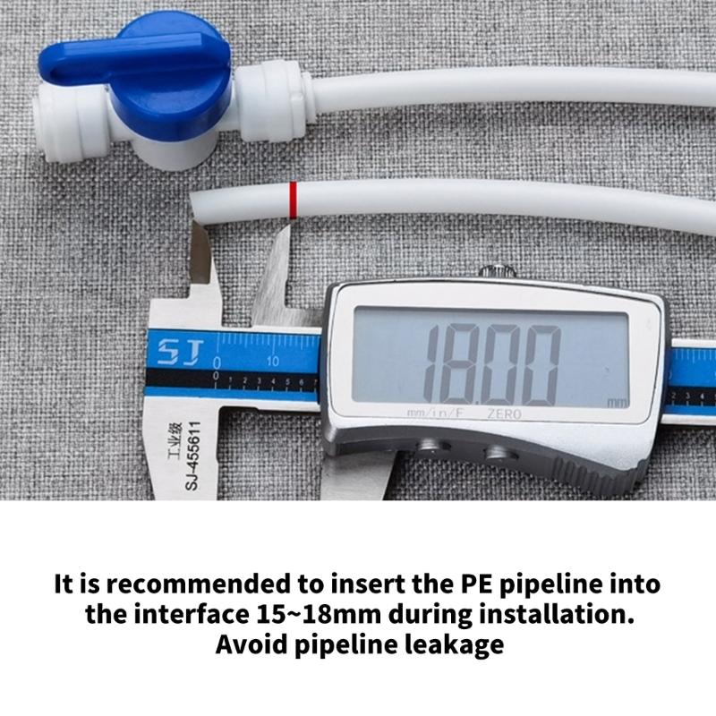 Water Purification Fittings Assembly Universals Connection Set Convenient Water Hose Set for Fridges and Ice Makers