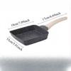 Japanese Style Breakfast Cooking Cookware Square Non-Stick Egg Roll Steak Fry Pan Cooking Pans Egg Pot Frying Pan With Handle
