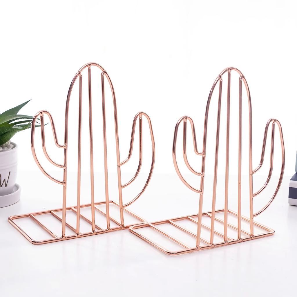 A Pair Iron Love Shaped Book Stand Study Accessories Book Storage Rack Holder Bookends For Office Home School Organizer Supplies
