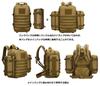 Phoenix Ikki Backpack Large Molle Military Tactical Molle System Tactical Airsoft CP Camouflage Expander, Capacity, Compatible, Pouch, Gear, Gear,