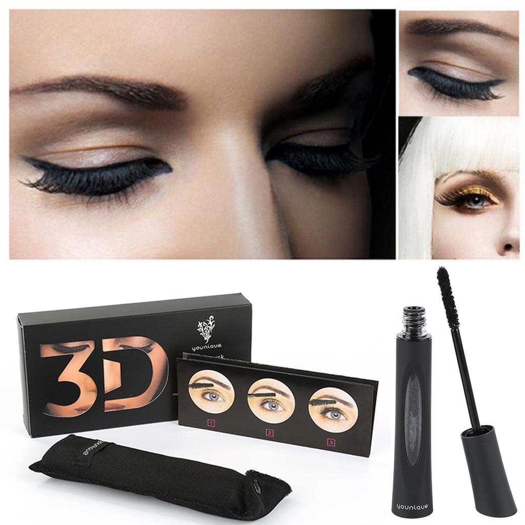 2 Bucset 3d Fibra Rimel Machiaj Lash Gene Rimel Rezistent La Apa