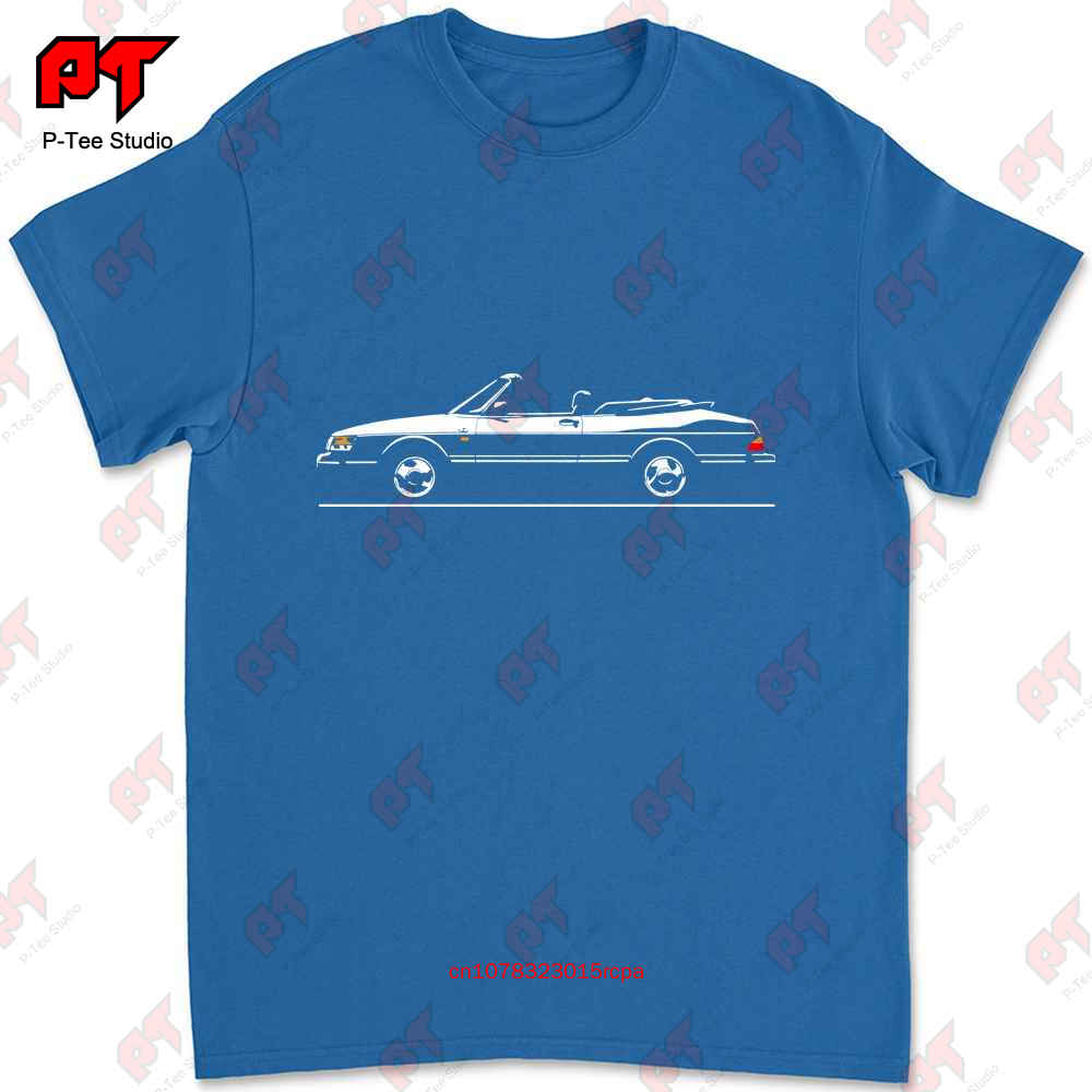 Saab 900 Cabrio Fans Cabriolet Turbo Convertible Tshirt WO9Q