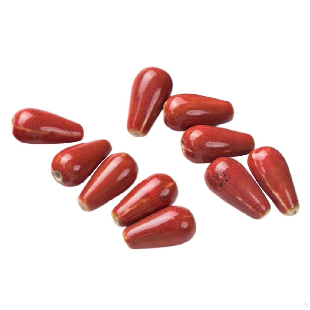 Ceramic Beads Shape Charm Set