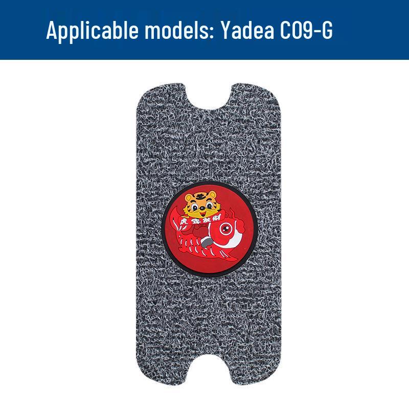 Durable Non-Slip Waterproof Foot Mats for Yadea C09-G Electric Scooter