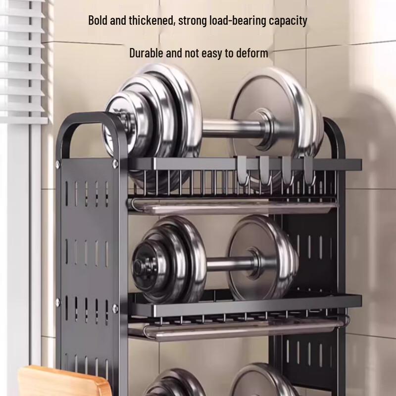 Beifu Kitchen 3-Tier Stainless Steel Dish Drying Rack