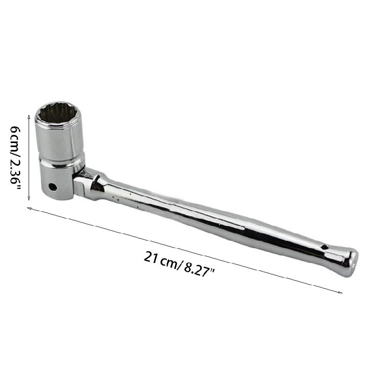 Compact Scaffold Spanner 7/16 inch 180° Rotatable Ratchet Scaffold Spanner Tool