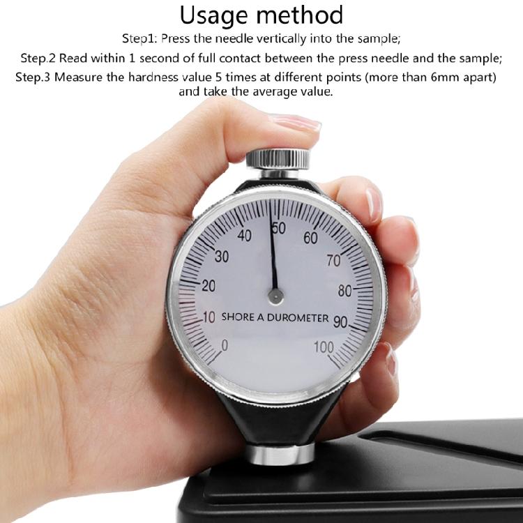 Tire Durometer Hardness Meter Measuring Tool Tire Durometer for Material Testing