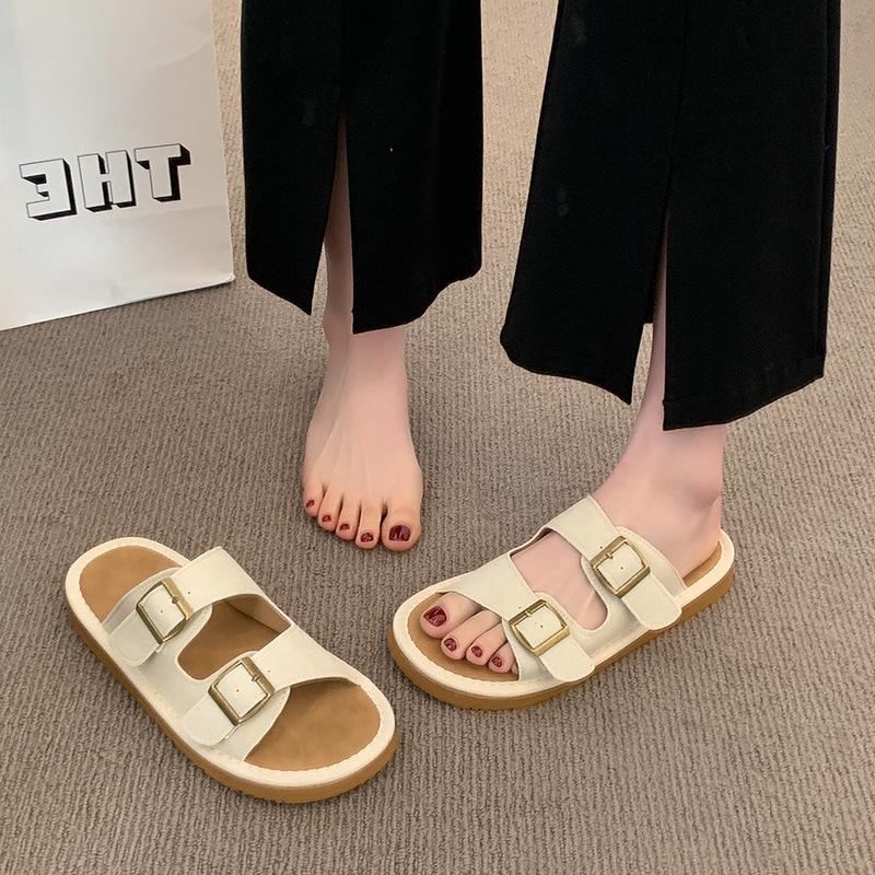 Shoes Flat Slippers Women's Summer Beach Shoes Seaside Flip-flops