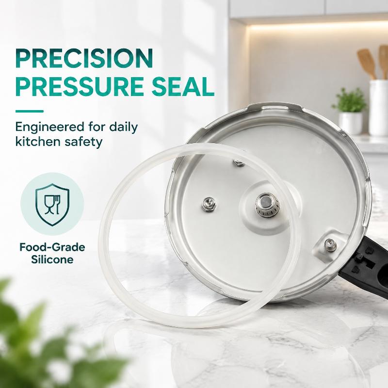 Universal Silicone Replacement Pressure Cooker Sealing Ring Heat Resistant Odor Free O Ring for Household Cooker Repair