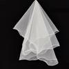 Wedding Tulle Bridal Lace Veil with Bowknot/Floral Trim Elegant Bridesmaids Veil