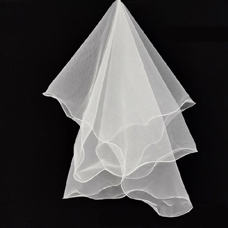 Wedding Tulle Bridal Lace Veil with Bowknot/Floral Trim Elegant Bridesmaids Veil