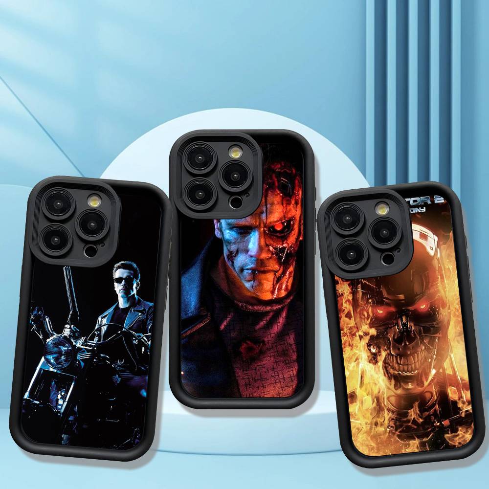 Sci-Fi Film The T-Terminator Handyhülle Für IPhone 17 16 15 14 13 12 11 Pro Max Silikon Rückseite