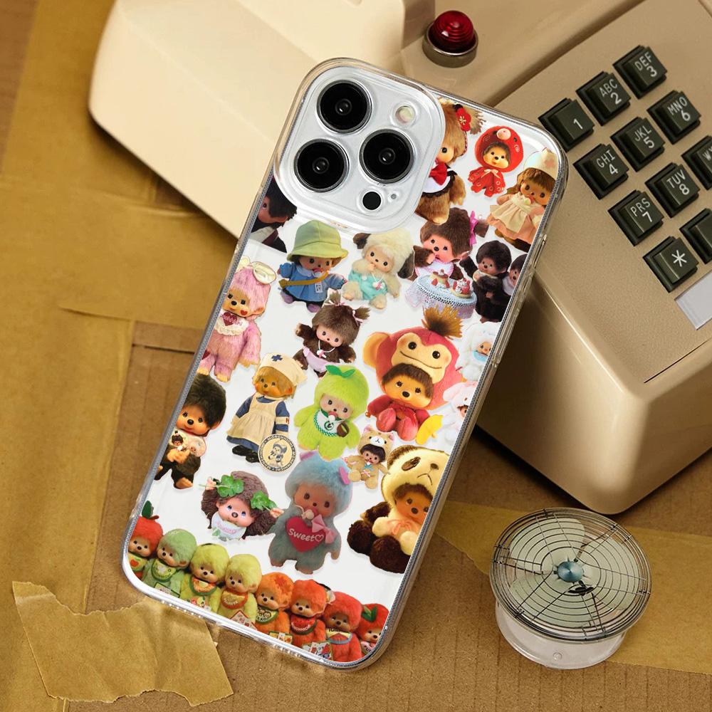 Cute M-Monchhichis New Phone Case For Xiaomi Mi 14 13 12 11 10 10T 14T Poco X6 F5 F4 X7 X4 X3 NFC Lite GT Pro 4G 5G Back Cover