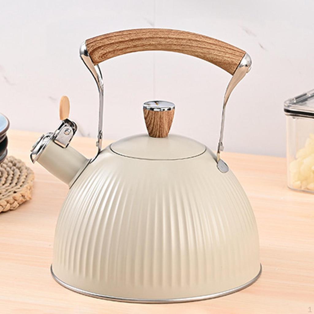 Whistling Kettle Teakettle 2.5L Fast Boiling. Portable, Easy to Carry Sounding Stainless