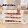 Automatic Rolling Egg Rack Space-Saving Refrigerator Side Door Egg Rack
