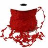 Polyester Leaf Lace for DIY Clothing, Jewelry, Wreath, and Rattan Bag Decorations