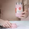 300ml 304 Stainless Steel Mini Vacuum Flask, Cute Pocket Insulated Water Bottle for Girls Daily Office Travel