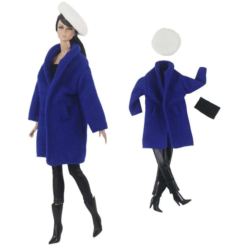 Handgefertigte BABI KLEIDUNG Wollmantel Outfit für 30cm Puppe 11,5 Zoll bjd Kleidung Viele Stilrichtungen Geschenke für Puppenzubehör #02