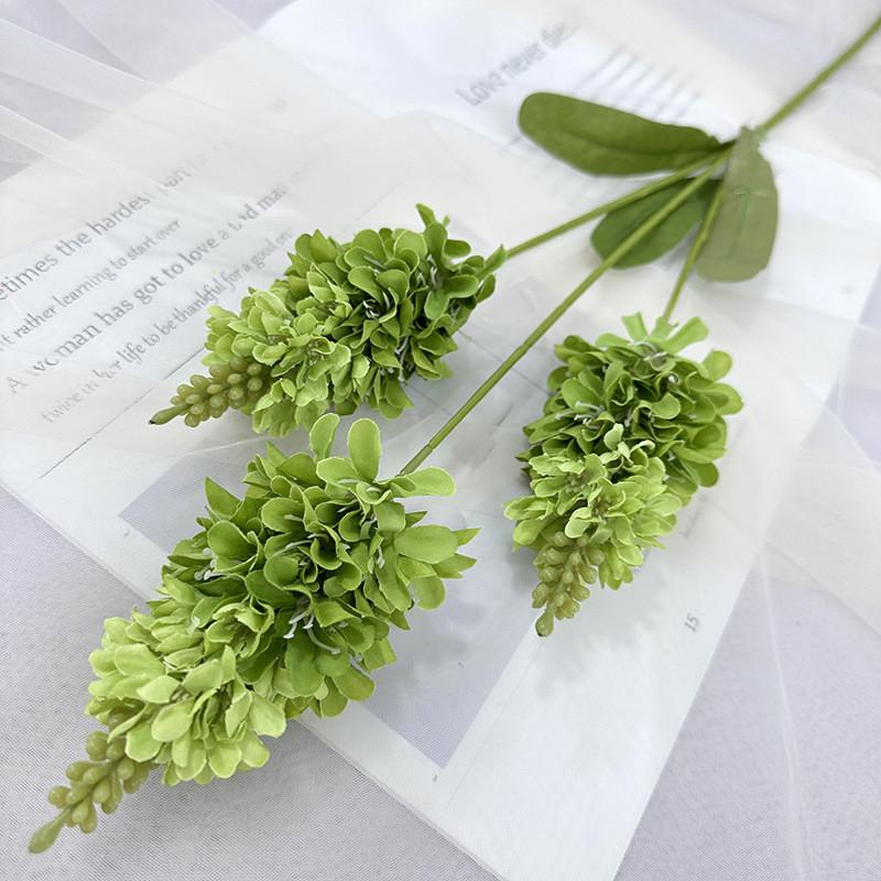 Artificial Lavender Flowers For Wedding Decor And Photo Props With Silk Material