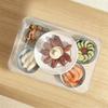 WORTHBUY Reusable Plastic Food Cover Clear Dustproof&Insect Food Fresh-keeping Cover Protective Lid Kitchen Storage Accessories